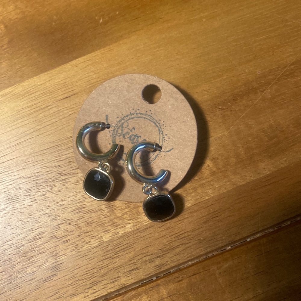 Black & Gold Earrings